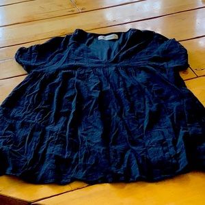Medium black babydoll tunic